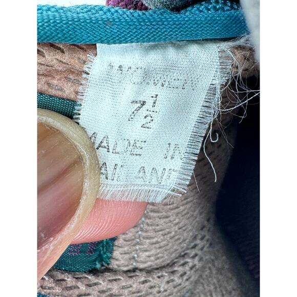 VTG Merrell Westwind GTX Air Cushion Hiking Boots Womens 7.5‎ Brown Blue Lace Up - Picture 15 of 16